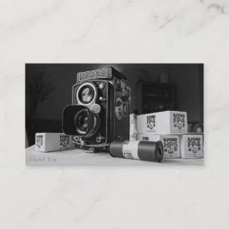 Biz-kaart voor fotografen visitekaartje