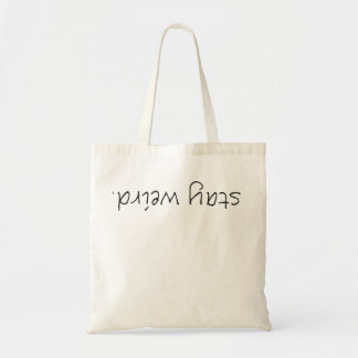 Bizar verblijf value draagtas schoudertas witzwart