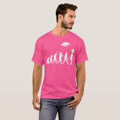 Bizarre buitenaardse evolutie Alienevolutie T-shirt (Voorkant volledig)
