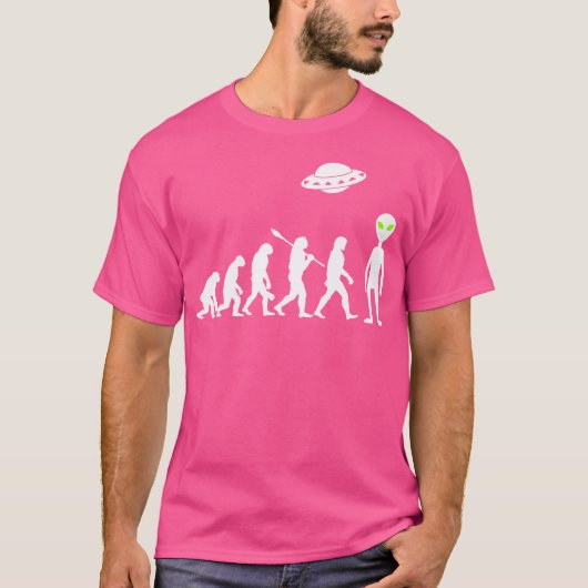 Bizarre buitenaardse evolutie Alienevolutie T-shirt (Voorkant)