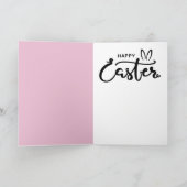 Bizarre Egg People Feestdagen Kaart (Binnen)