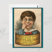 Bizarre en Funny Vintage Ad Briefkaart (Voorkant / Achterkant)