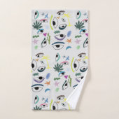 Bizarre Eyes Art Moderne (Serviette à main)