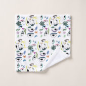 Bizarre Eyes Art Moderne (Gant de toilette)