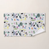 Bizarre Eyes Modern Art Bad Handdoek (Handdoek)