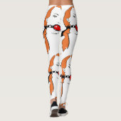 [Bizarre Gagged  Girl] Pop Art Leggings (Achterkant)