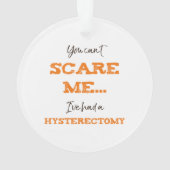 Bizarre Hystérectomie Récupération de chirurgie (dos)