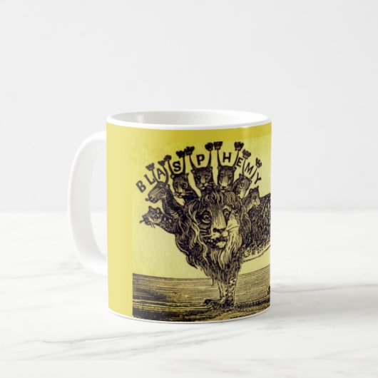 Bizarre livre de l'Apocalypse Bête Mug (Devant gauche)