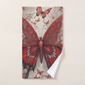 Bizarre Papillon Insect Art (Serviette à main)