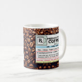 Bizarre Prescription RX Café Personnalisable Mug (Devant droit)