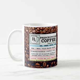 Bizarre Prescription RX Café Personnalisable Mug