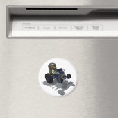 Bizarre Roues Mad Magnet Cerveau (In Situ (Lave-vaisselle))