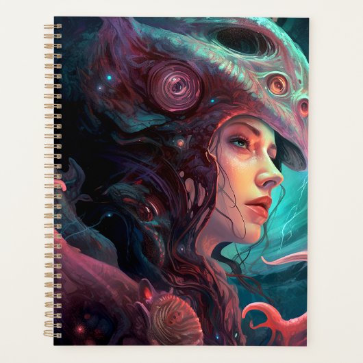 Bizarre surréaliste Alien Art femme (Devant)