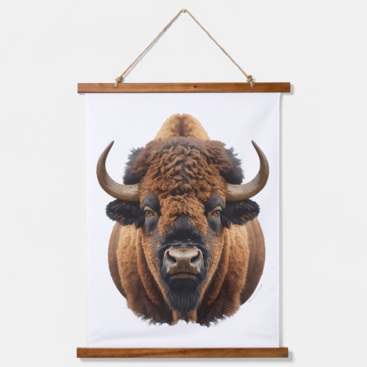 Bizon / Buffel Hangend Wandkleed (Voorkant)