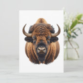 Bizon / Buffel Kaart (Staand voorkant)