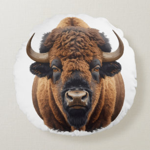 Bizon / Buffel Rond Kussen