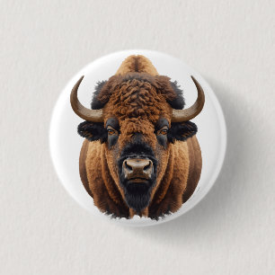 Bizon / Buffel Ronde Button 3,2 Cm