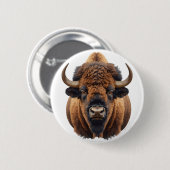 Bizon / Buffel Ronde Button 5,7 Cm (Voorkant /achterkant)