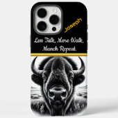 Bizon grazen op open prairie Case-Mate iPhone case (Achterkant)