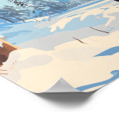 Bizon in Sneeuwwoud - Ai Briefkaart Poster (Hoek)