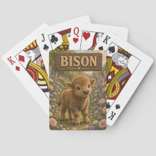 Bizon Knuffel Baby Verhaalboek Nursery Dier Pokerkaarten
