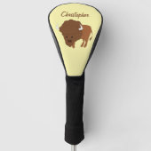 Bizon ontwerp golfheadcover (Voorkant)