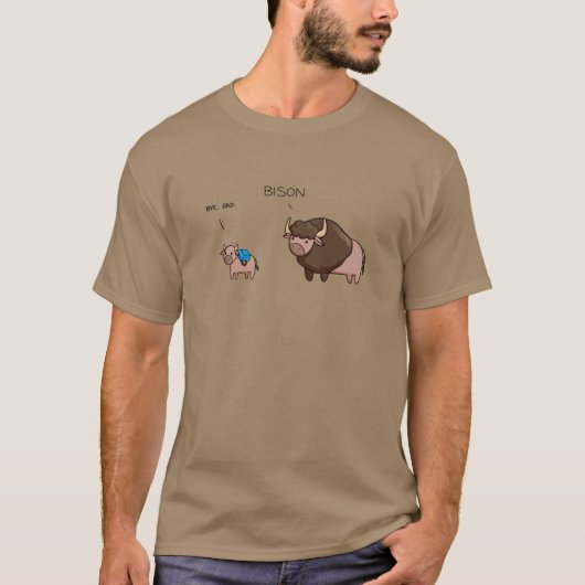 Bizon retro t-shirt (Voorkant)