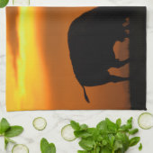 bizon theedoek (Gevouwen)