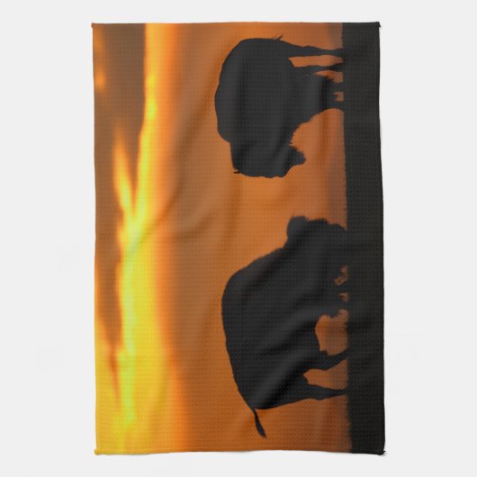 bizon theedoek (Verticaal)