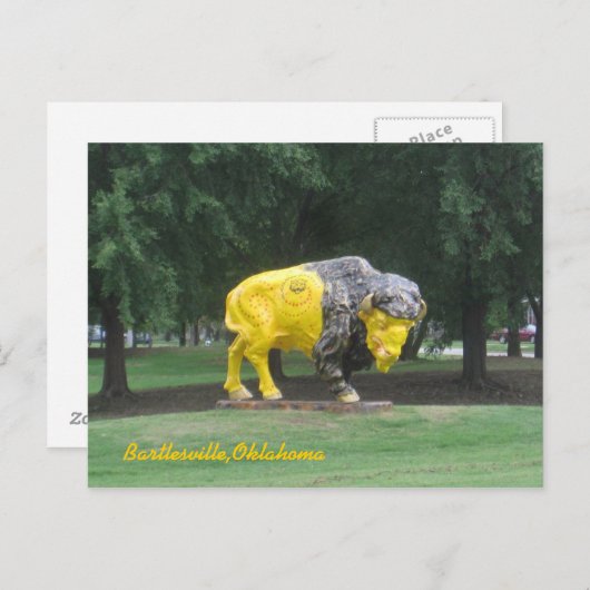 bizonbeeld briefkaart (Voorkant / Achterkant)