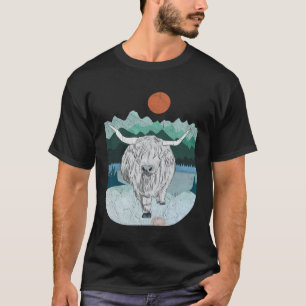 Bizonliefhebber Fluffy Koe Souvenir voor T-shirt