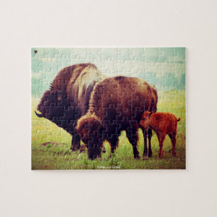 Bizons en Kalfjes Legpuzzel