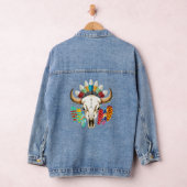 Bizonschedel Native American embleem Denim Jacket (Hangar)