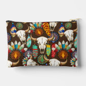 Bizonschedel Native American embleem Etui (Achterkant)