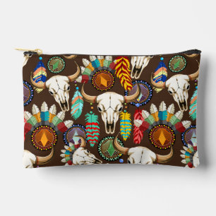 Bizonschedel Native American embleem Etui