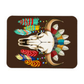 Bizonschedel Native American embleem Magneet (Horizontaal)