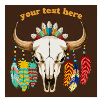 Bizonschedel Native American embleem