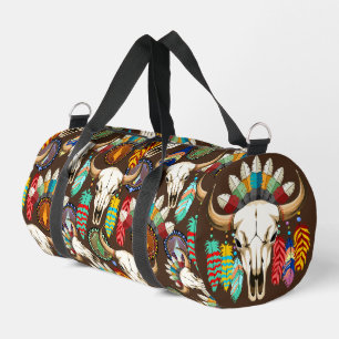 Bizonschedel Native American embleem Plunjezak
