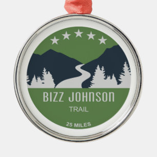 Bizz Johnson Trail Metalen Ornament