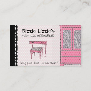 Bizzie Lizzie Zebra et Carte de visite de points