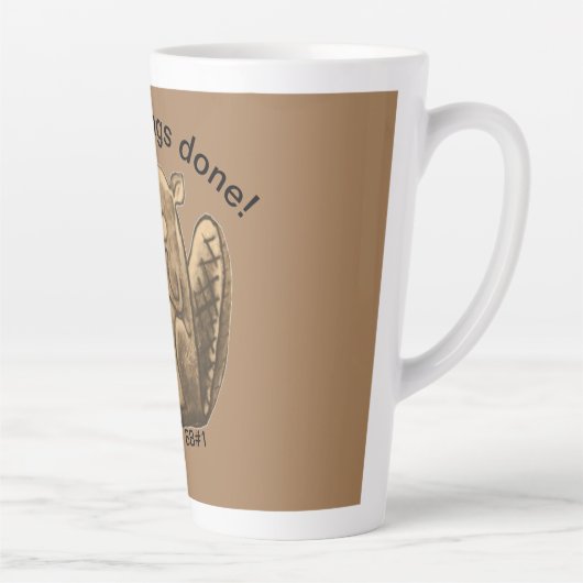 Bizzy Beaver #1 Latte Mug (Droite)