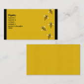 Bizzy bijen visitekaartje (Voorkant / Achterkant)