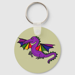 BJ- Rainbow Dragon Sleutelhanger