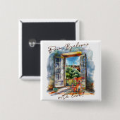 Bjelovar Vierkante Button 5,1 Cm (Voorkant /achterkant)