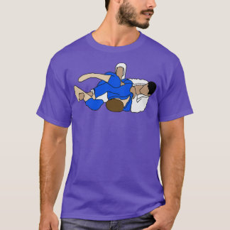 BJJ Berimbolo Illustratie Neem de rug T-shirt