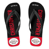 BJJ Black Belt Echte Kwaliteit Gone Rolling Teenslippers (Voetbed)