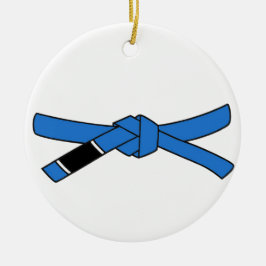 BJJ blauwe gordelversiering Keramisch Ornament