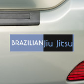 BJJ Blue Belt Bumper Sticker (En voiture)