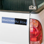 BJJ Blue Belt Bumper Sticker (Sur camion)