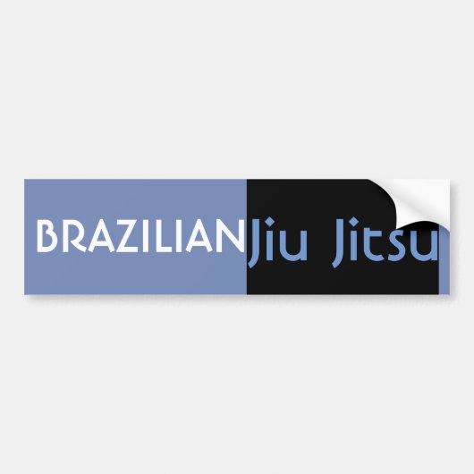 BJJ Blue Belt Bumper Sticker (Devant)